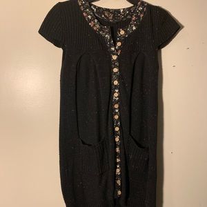 Cute Ladies Tunic With Wood Buttons by Double Zero